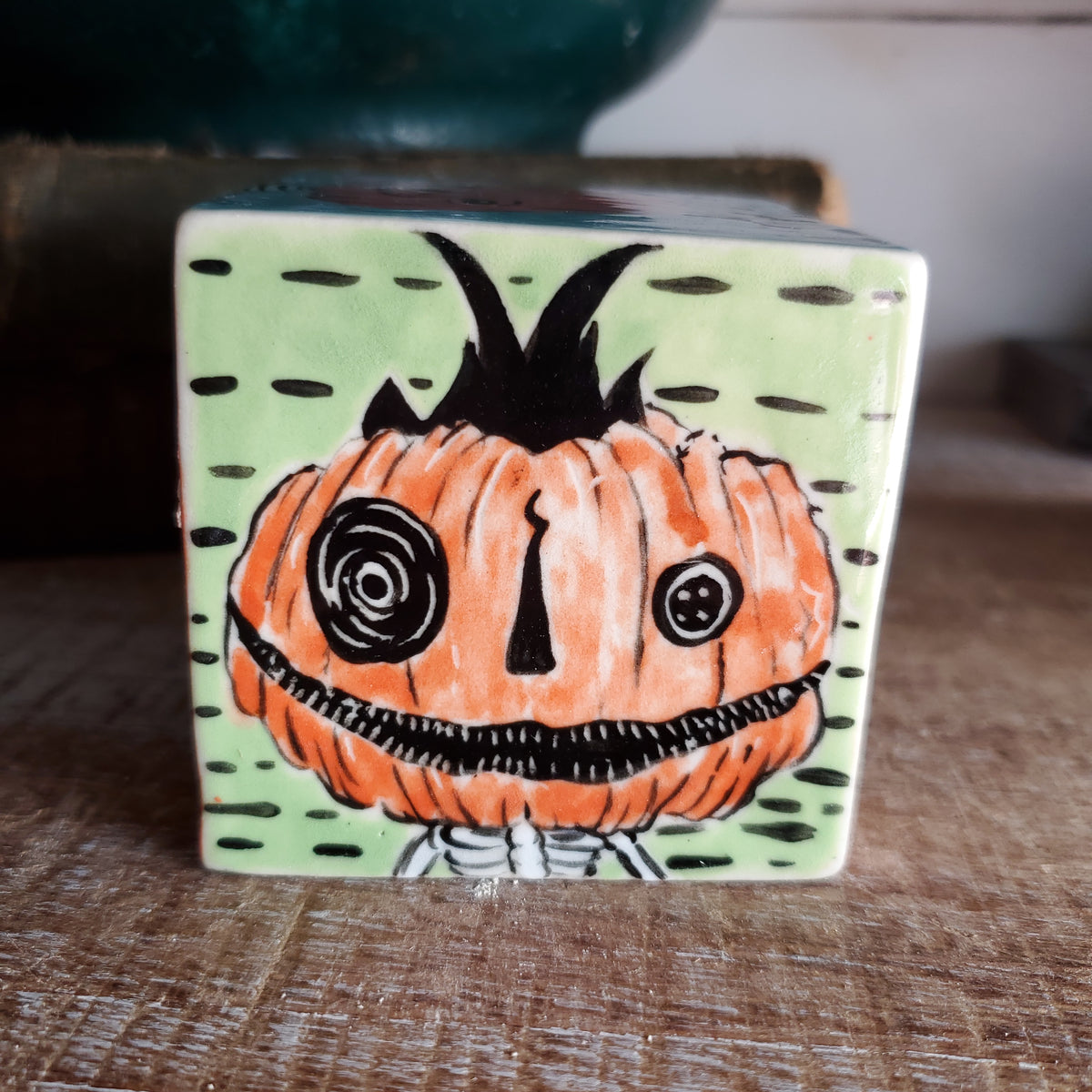 Jack-O-lantern Halloween block