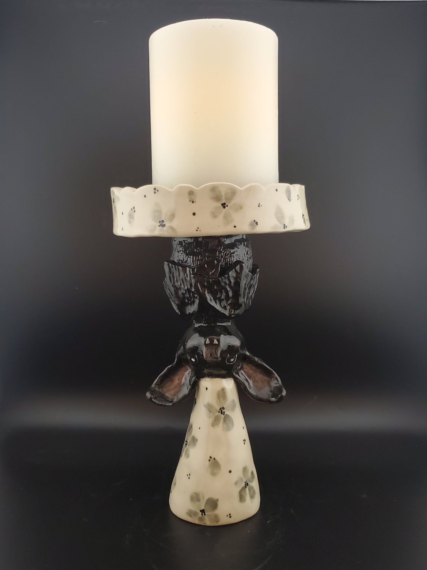 Little bat candle holder