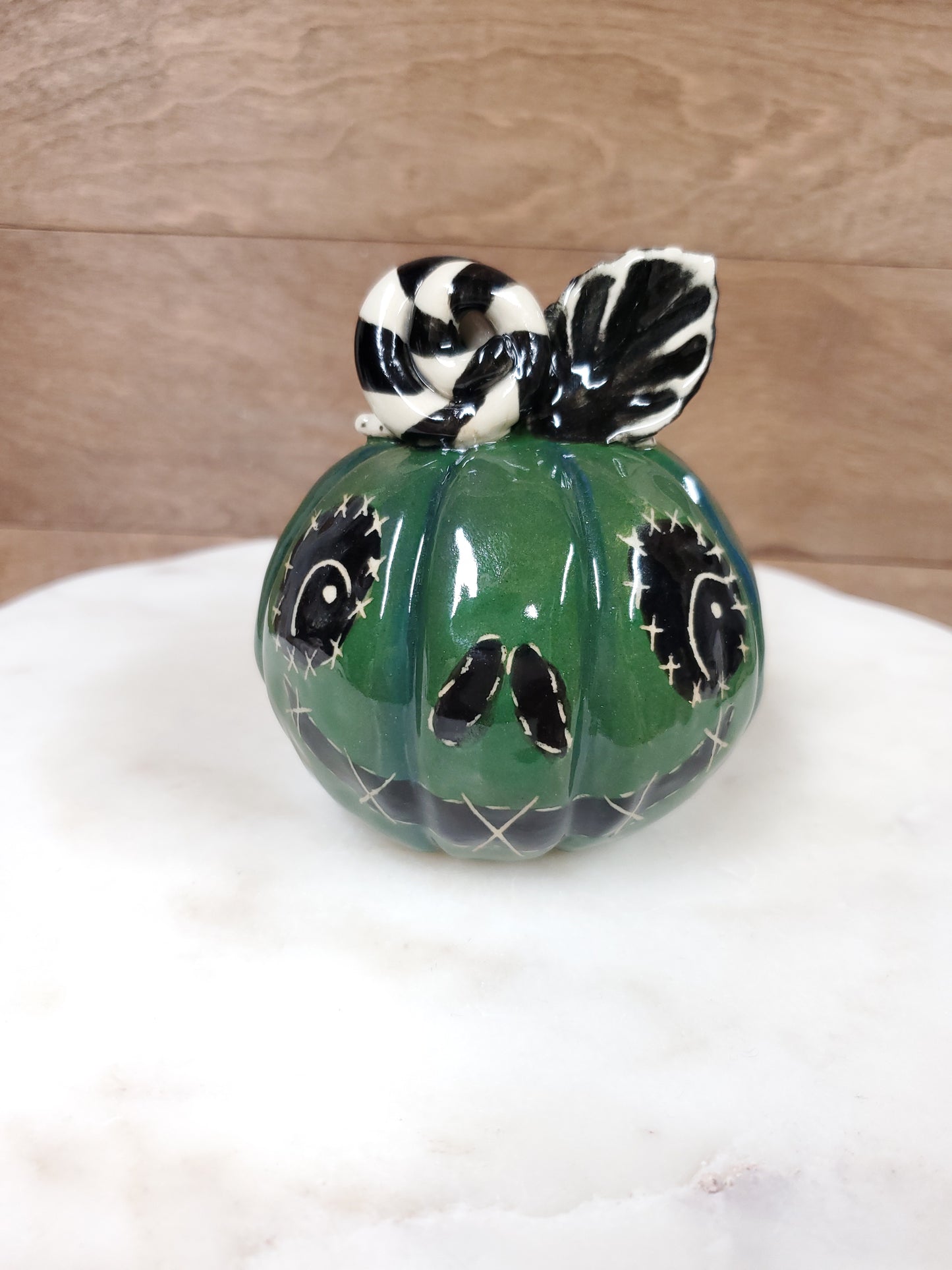 Handmade Ceramic Jack-o-lantern