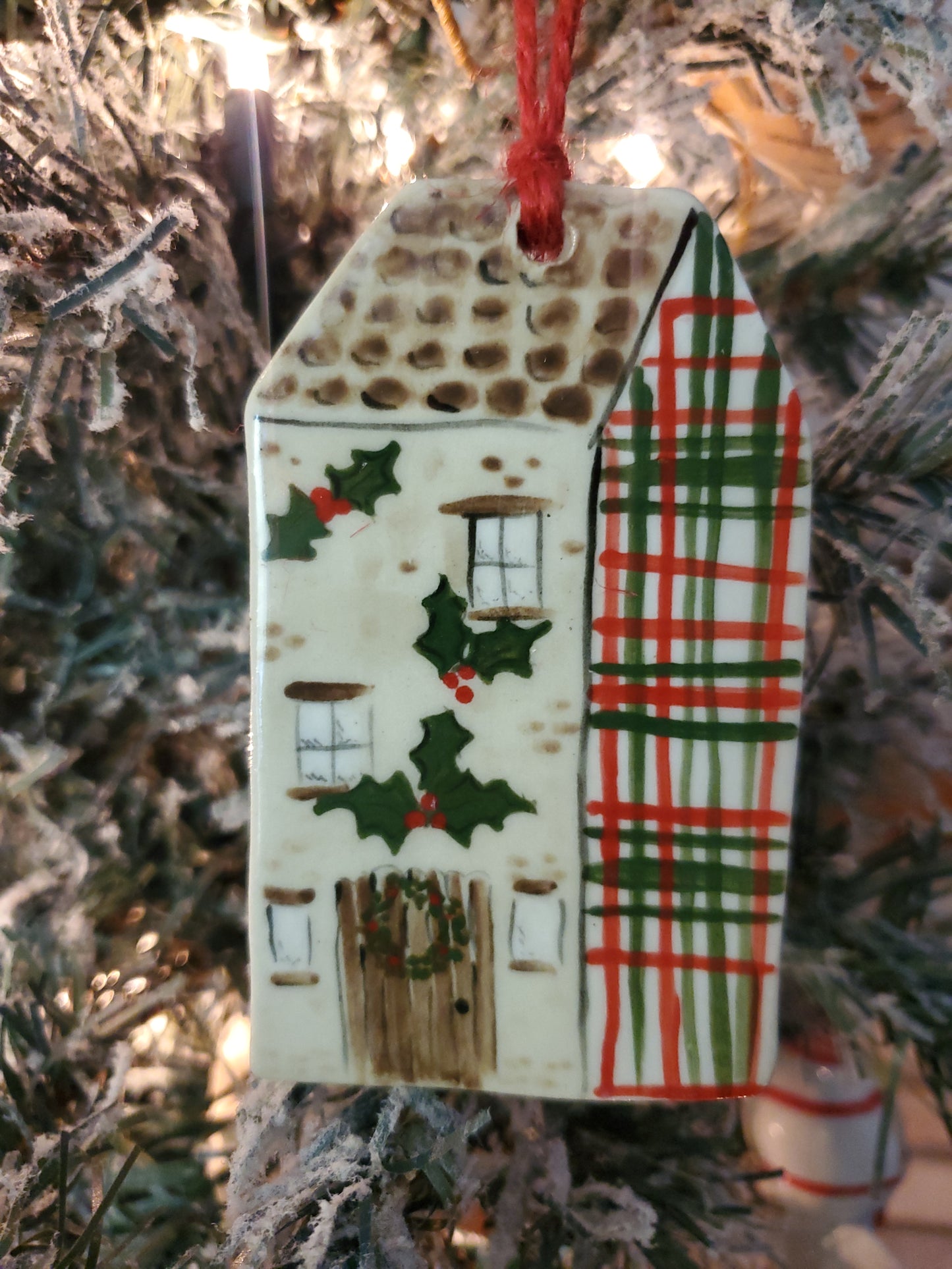 Christmas Cottage Ornament