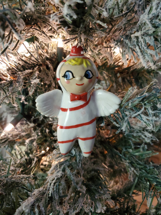 HH inspired Peppermint Angel ornament