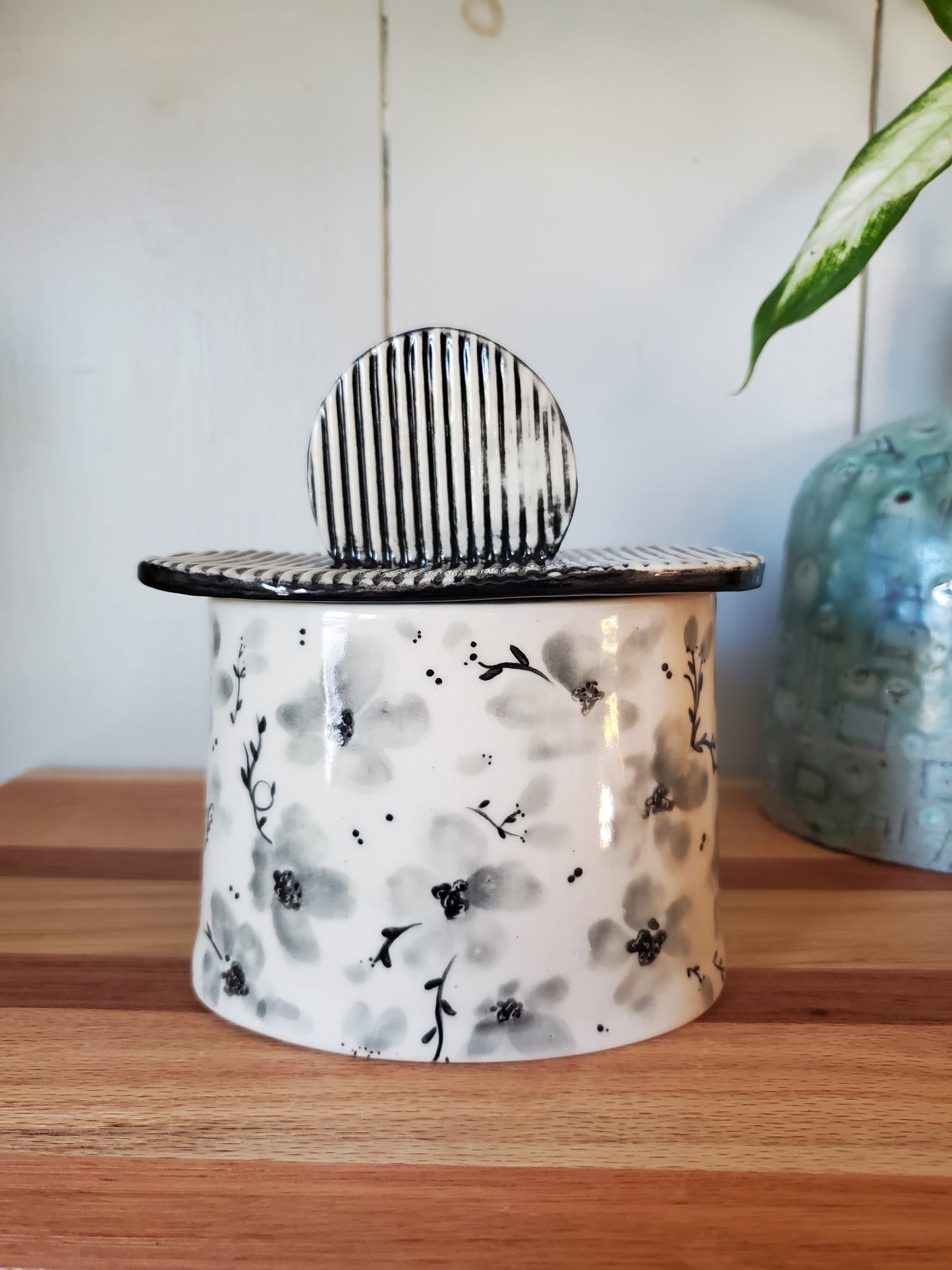 Always and Forever Lidded jar / vase