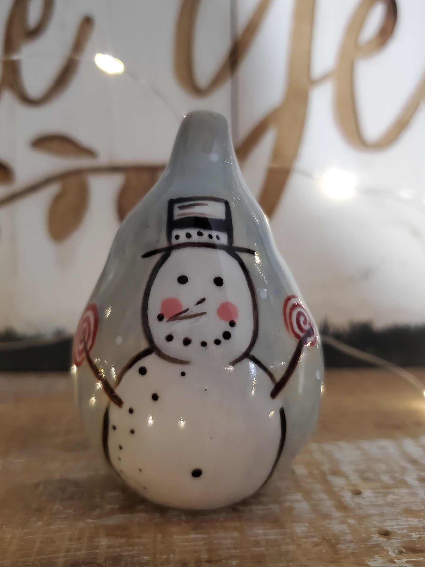 Snowman Pear