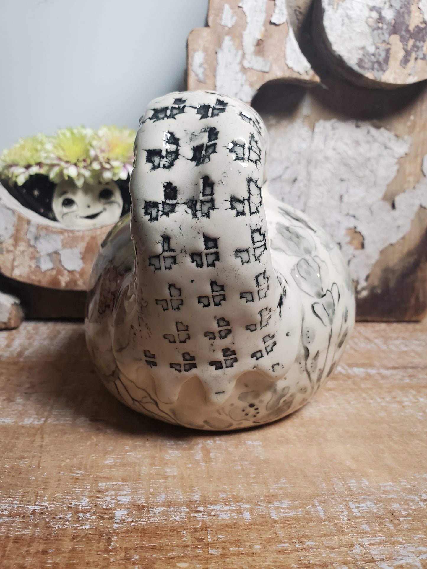 Small floral teapot