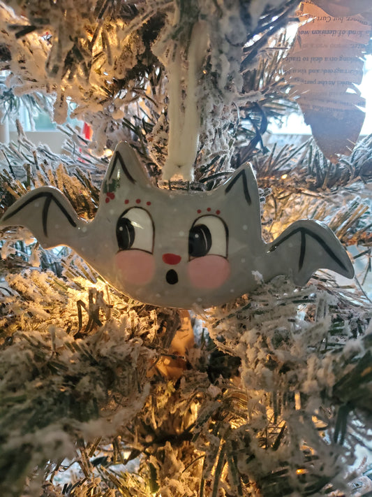 Johanna Parker Inspired Holiday Bat Ornament