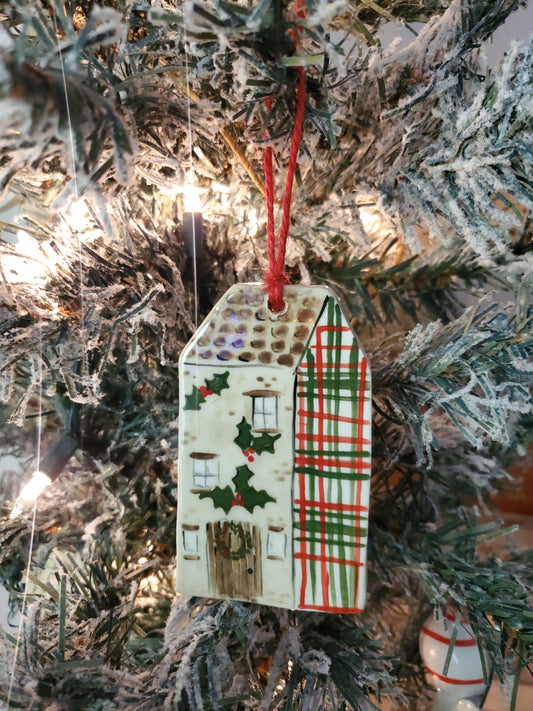 Christmas Cottage Ornament