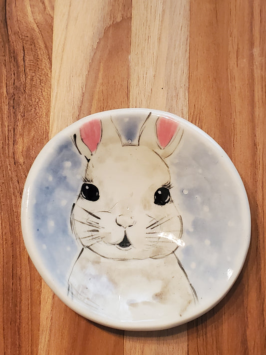 Bunny trinket plate