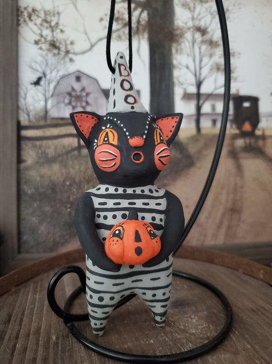 Johanna Parker Inspired hanging Cat Figurine