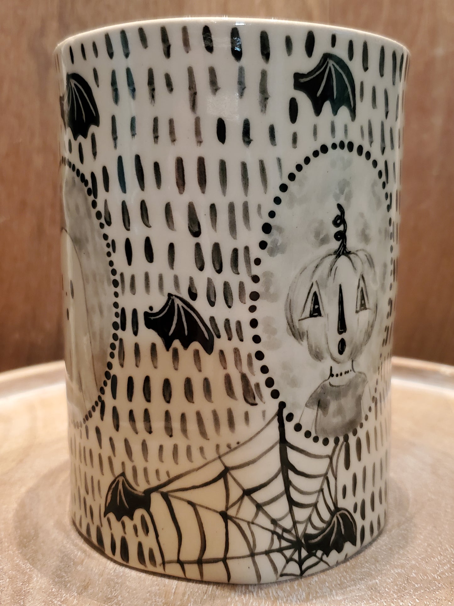 Wall of Spooks Vase