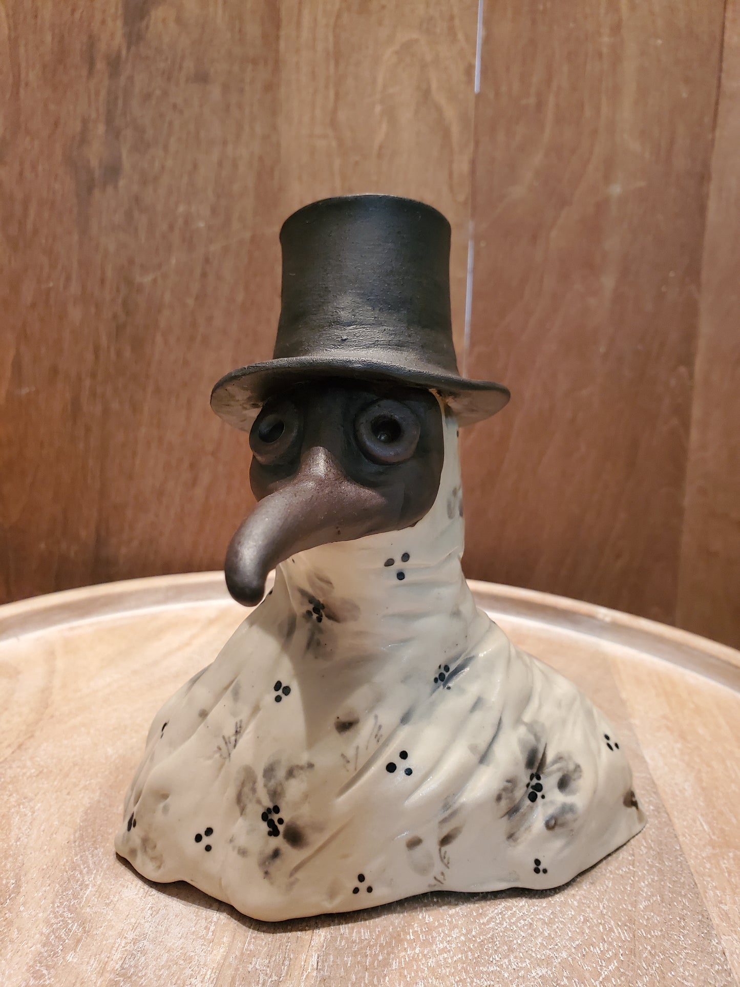 Plague Dr figurine / mini vase