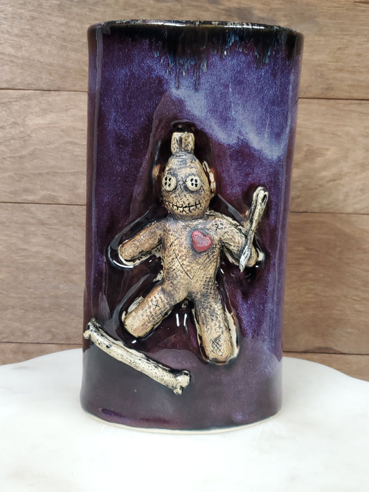 Voodoo doll & Witch Doctor Vase