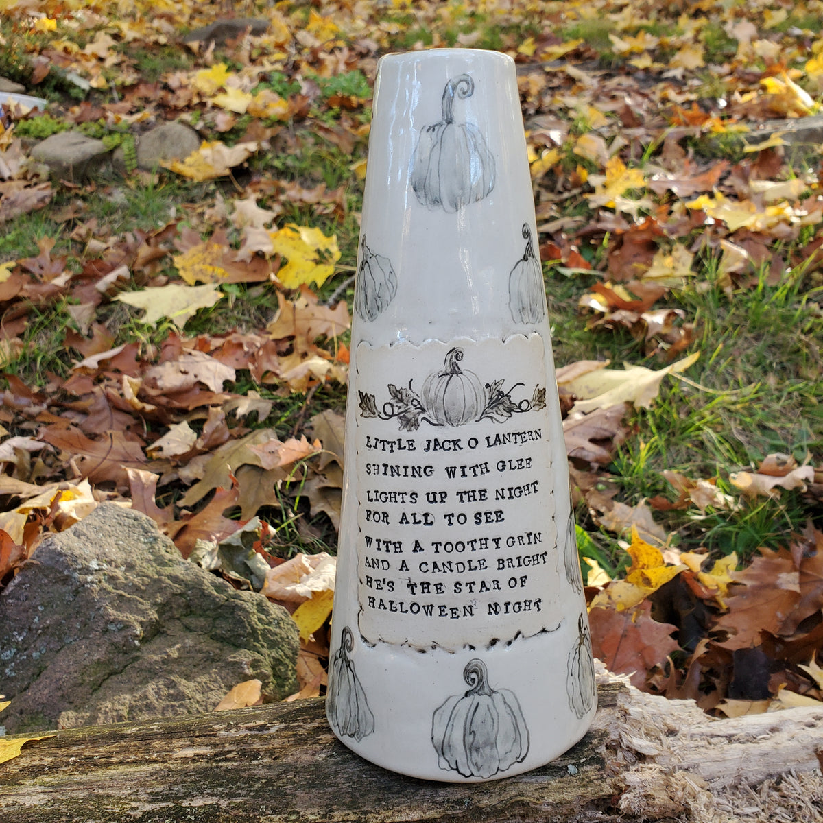 The Star of Halloween Night Vase